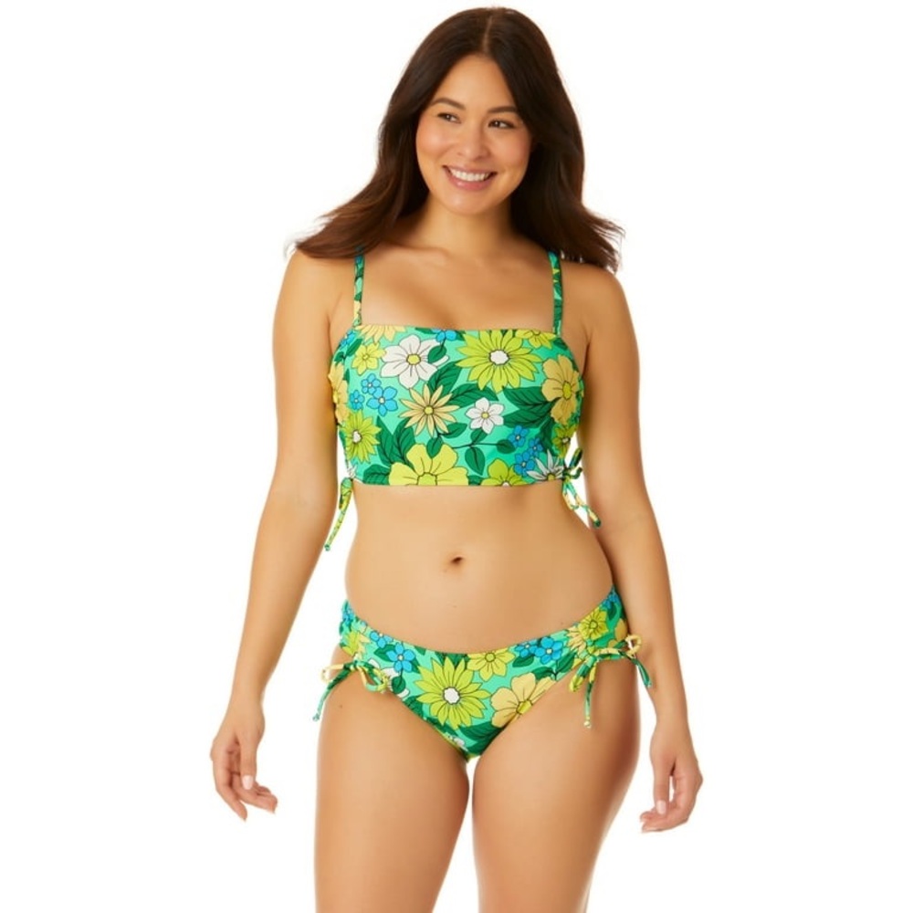 Retro Floral Tankini Swimsuit